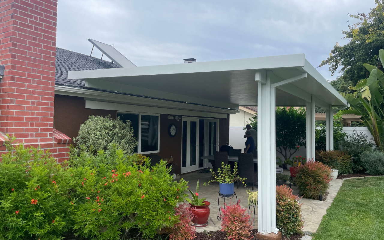 Energy-efficient insulated aluminum patio cover in Orange County qualifying for Energy Tax Credits 2025
