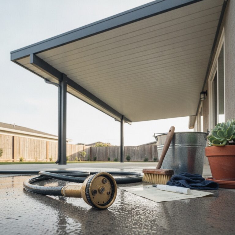 Aluminum Patio Cover Maintenance: The Honest SoCal Truth featured image