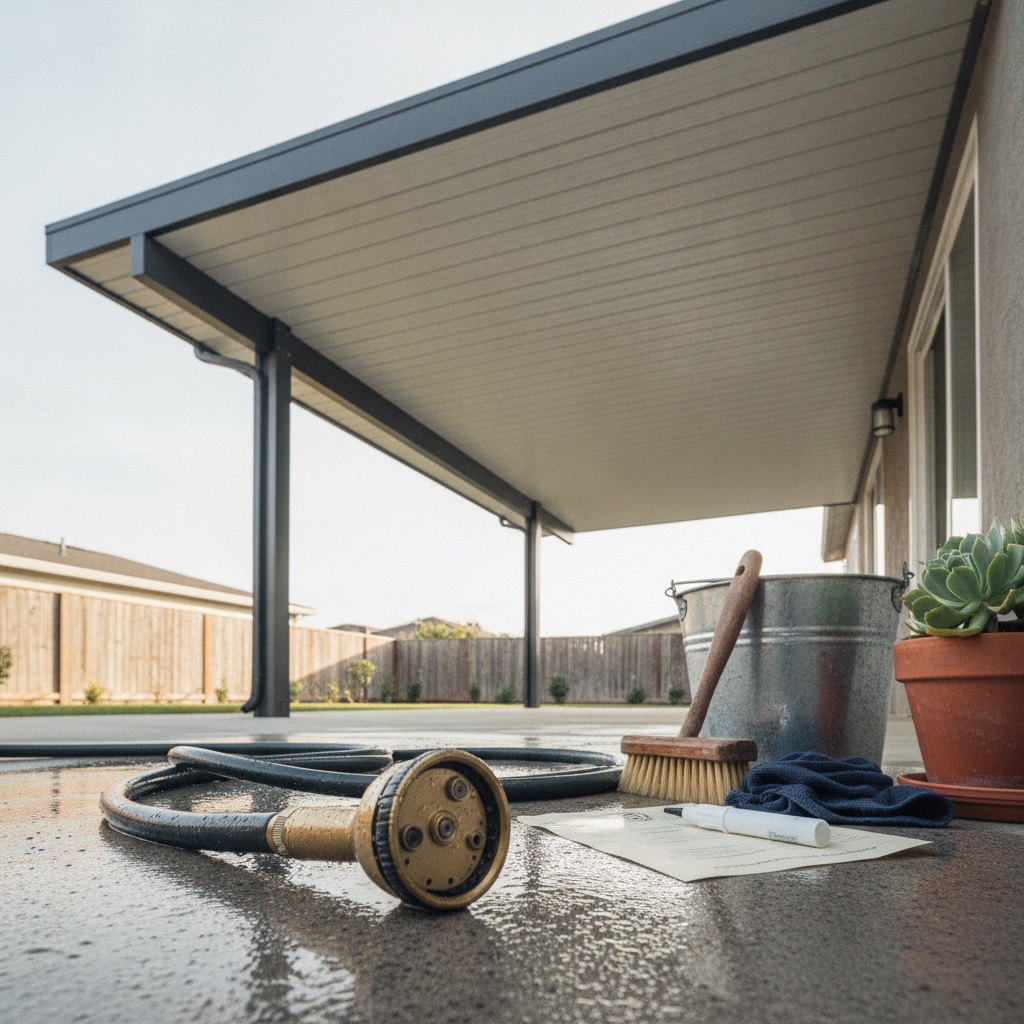 Aluminum Patio Cover Maintenance: The Honest SoCal Truth featured image