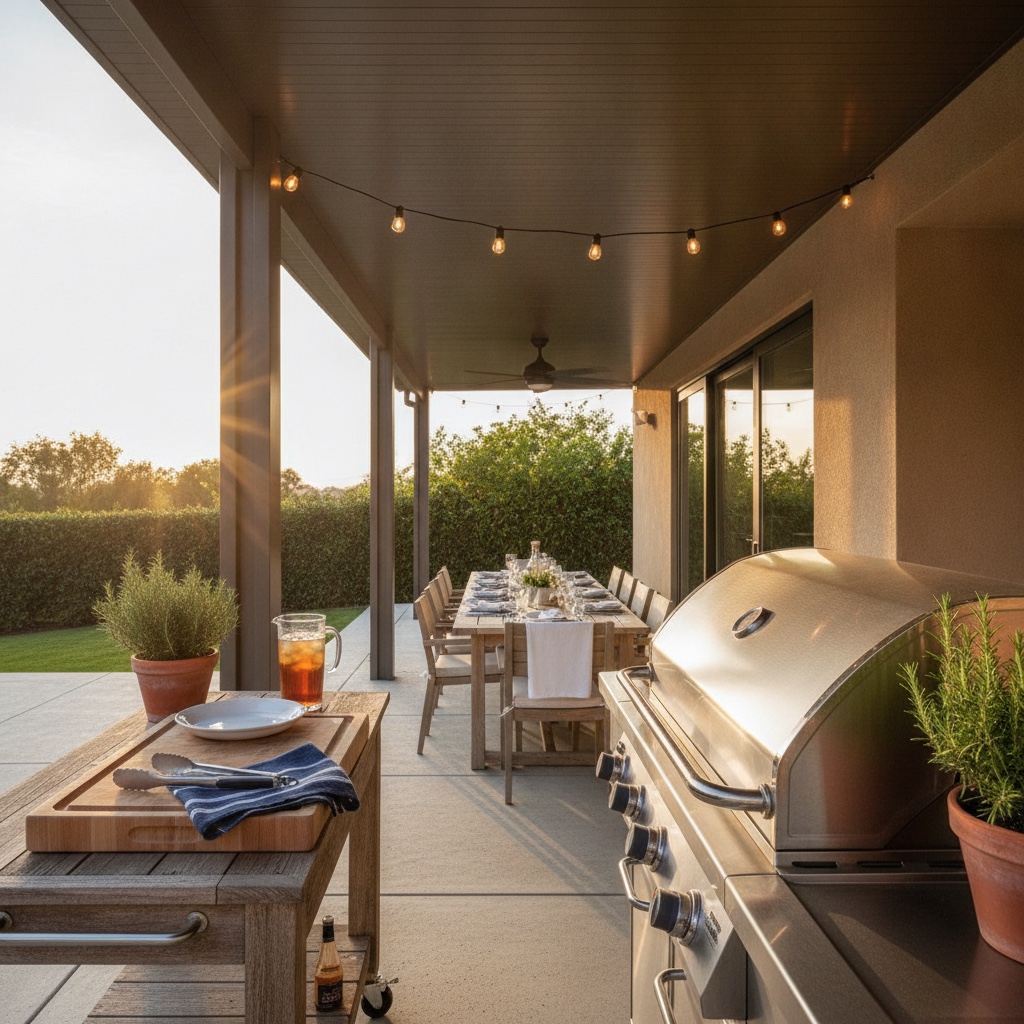 BBQ Season Layout: A Covered Patio Built for July Hosting featured image