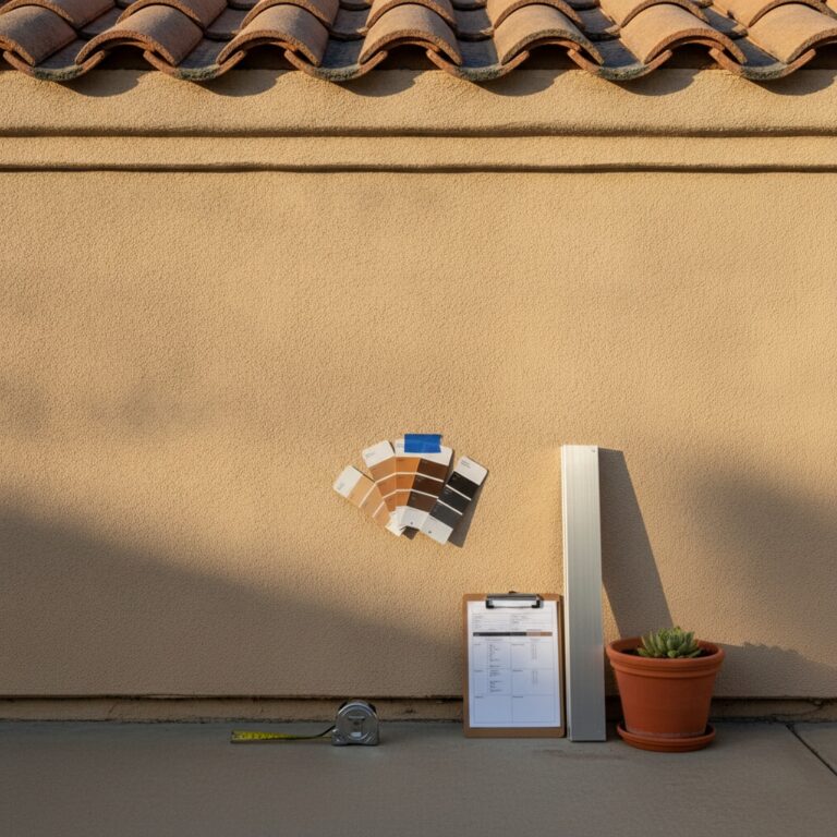 Color-Matching a Patio Cover to Your Stucco SoCal Home featured image