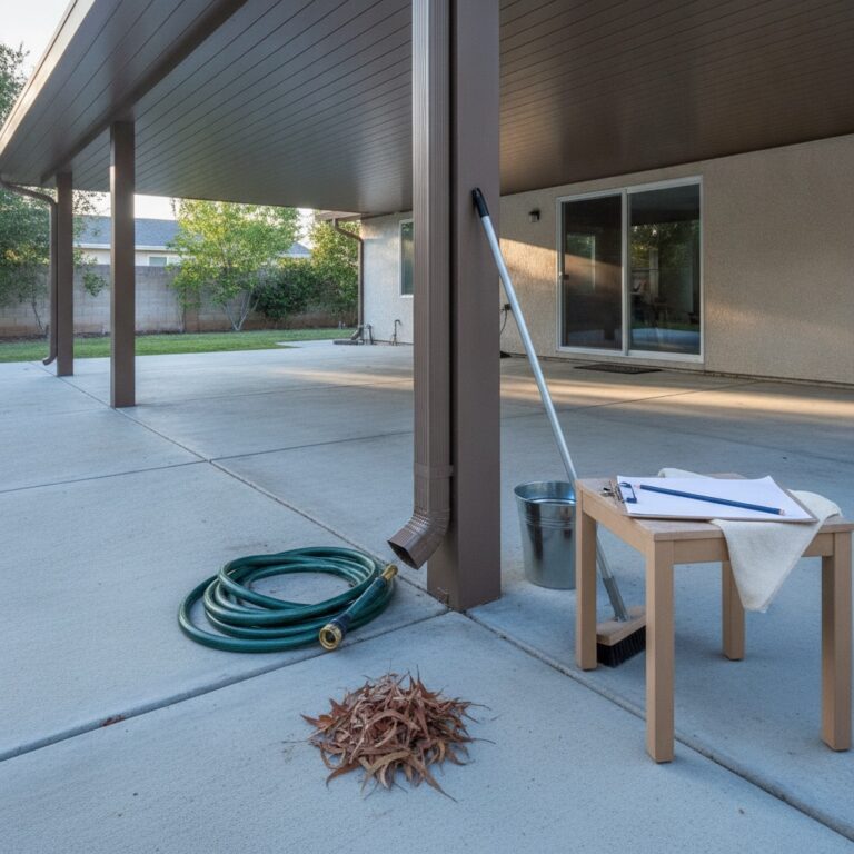 What an Aluminum Patio Cover Still Asks of You Each Fall featured image