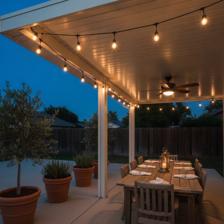 Fall String-Light Evenings: A Patio Built for Early Dark featured image