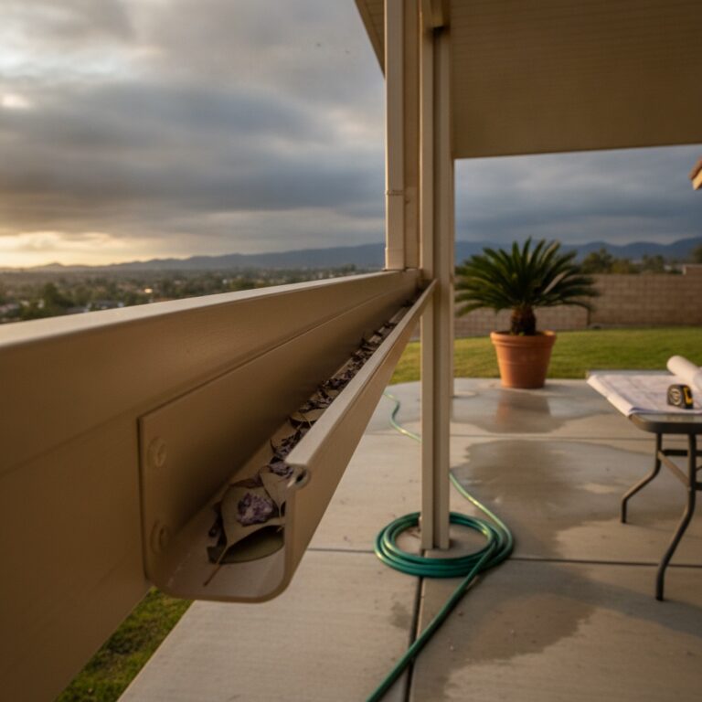 El Nino Is Coming for Corona: Patio Cover Drainage Math featured image
