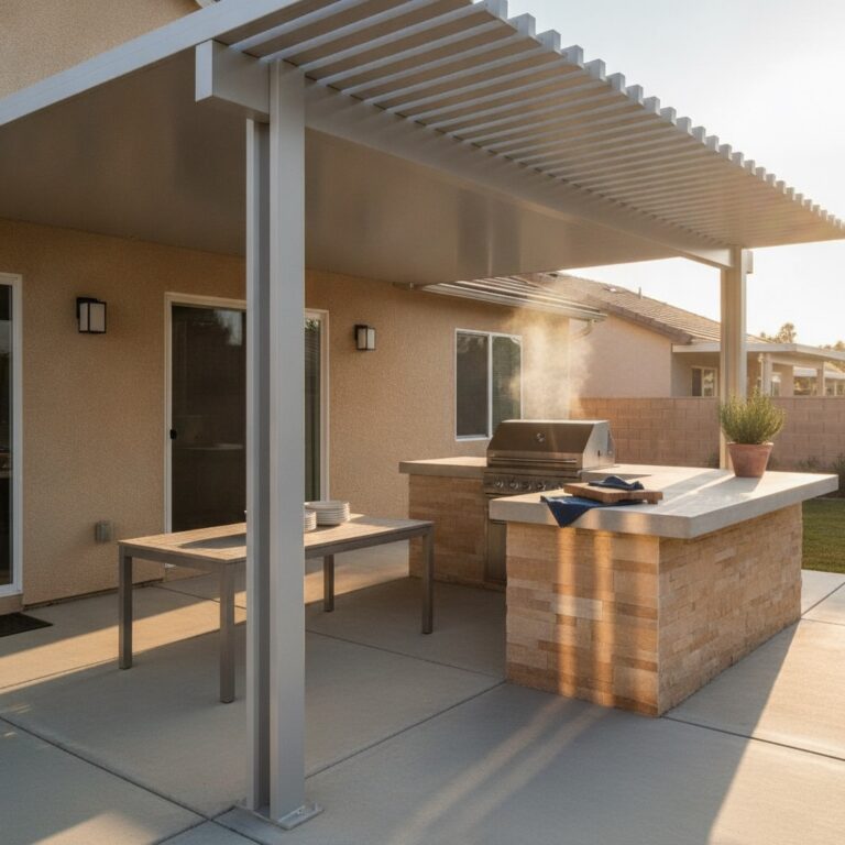 Outdoor Kitchen Patio Covers: Solid, Lattice, or Split Roof? featured image